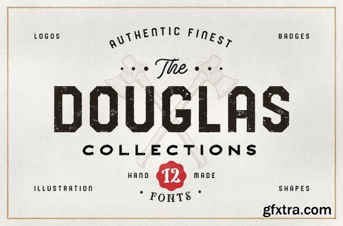 CreativeMarket DOUGLAS COLLECTIONS (BUNDLE) 40% OFF 1731105