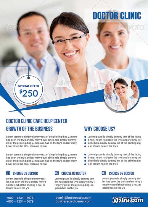 Doctors flyer V9  PSD Template