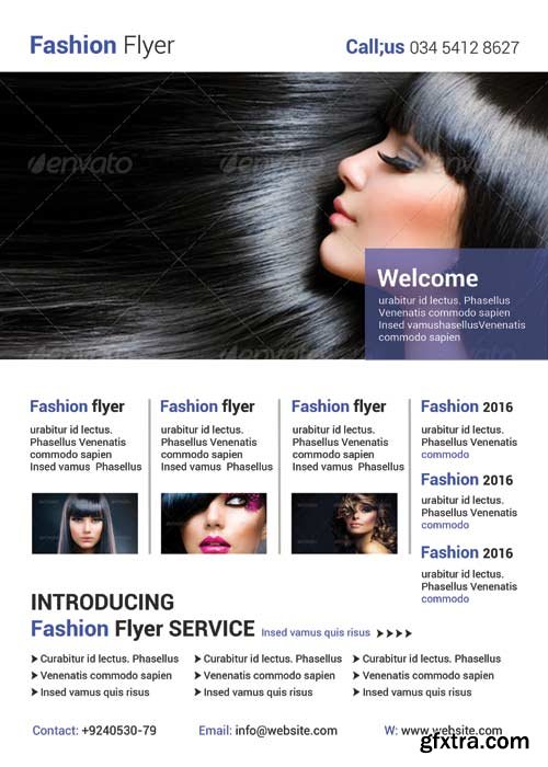 Fashion flyer V27 PSD Template