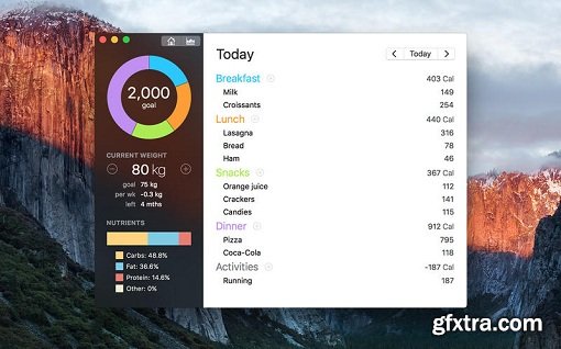 Calories Counter 3 v3.3 (Mac OS X)
