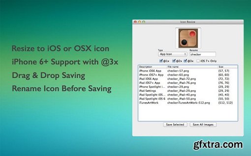 Icon Resize v1.11 (Mac OS X)
