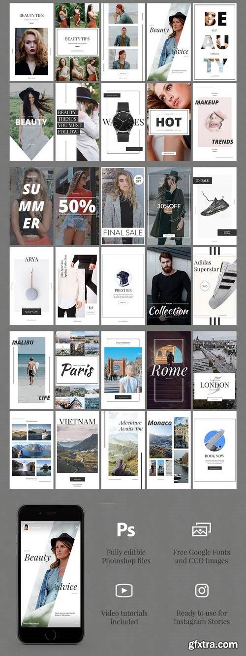 50 Instagram Stories Bundle