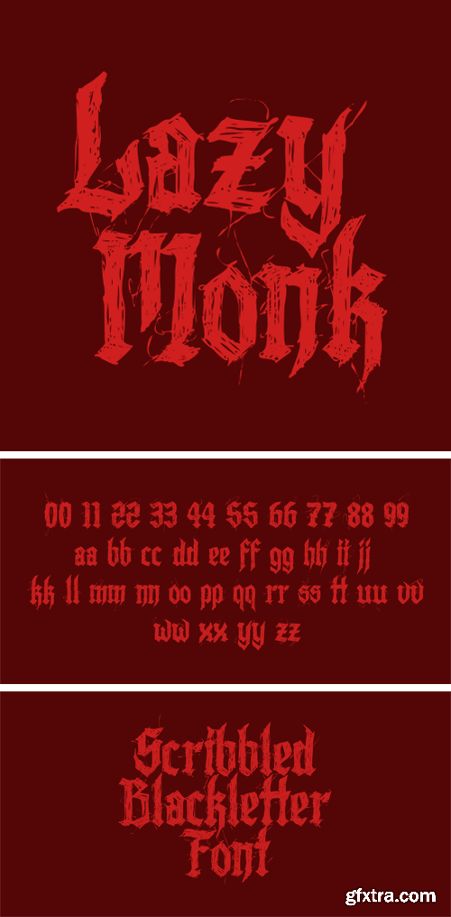 Lazy Monk Font