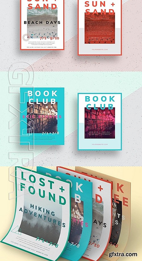 CreativeMarket Minimal Bold Event Flyer 1418444