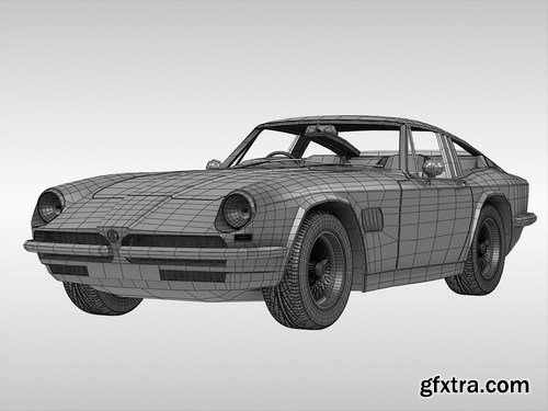 AC 428 Frua 1965 - 1973  3D Model