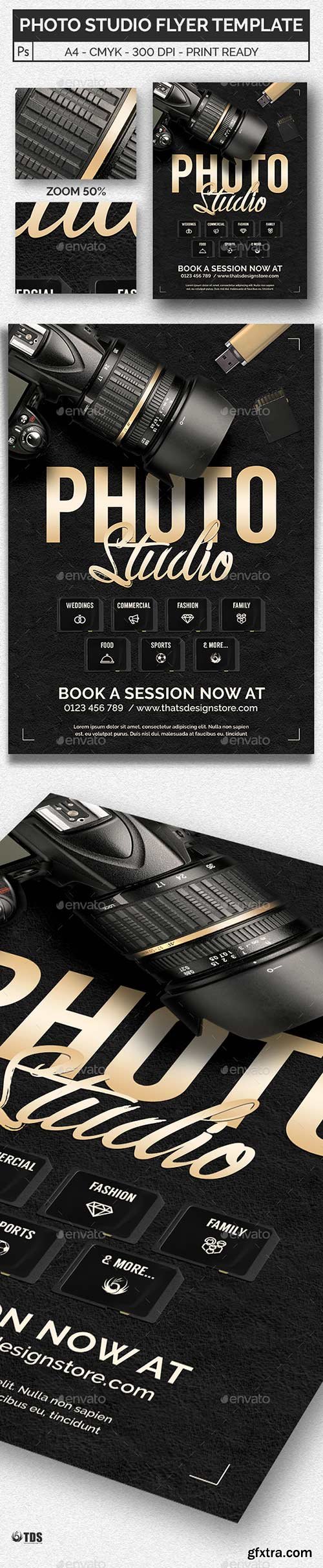 Graphicriver - Photo Studio Flyer Template 20460352