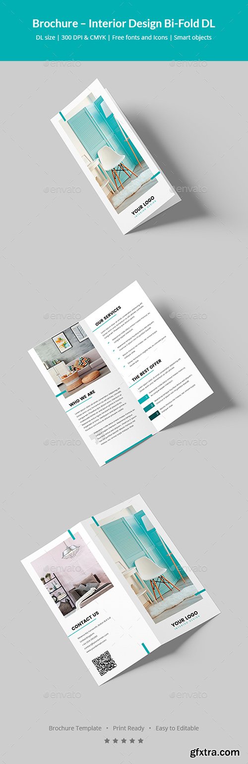 Graphicriver - Brochure – Interior Design Bi-Fold DL 20456374