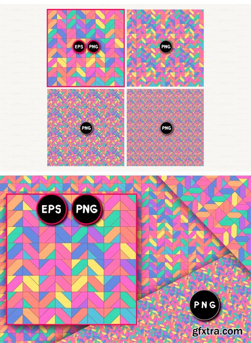 CM - Vector BIG Seamless Patterns SET M 1682127