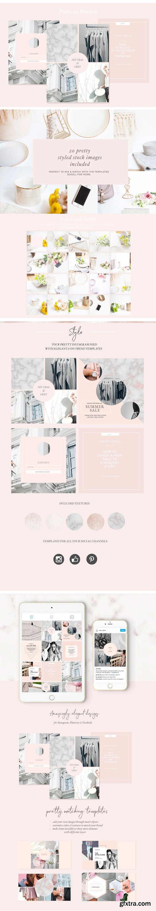 CM - Feminine Social Media Templates 1681537