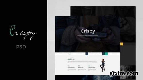 ThemeForest - Crispy v1.0 | One Page PSD 8408952