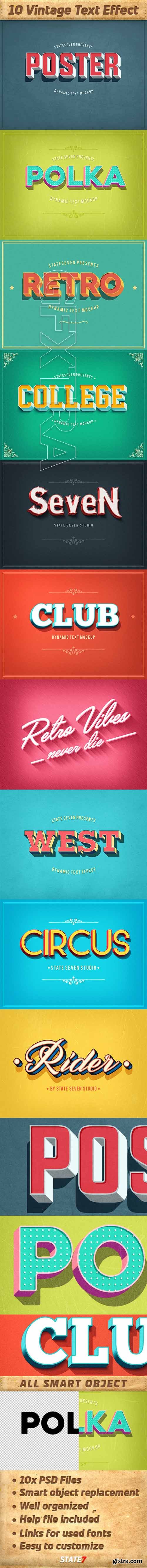 GraphicRiver - Vintage Text Effects Pack 20375751