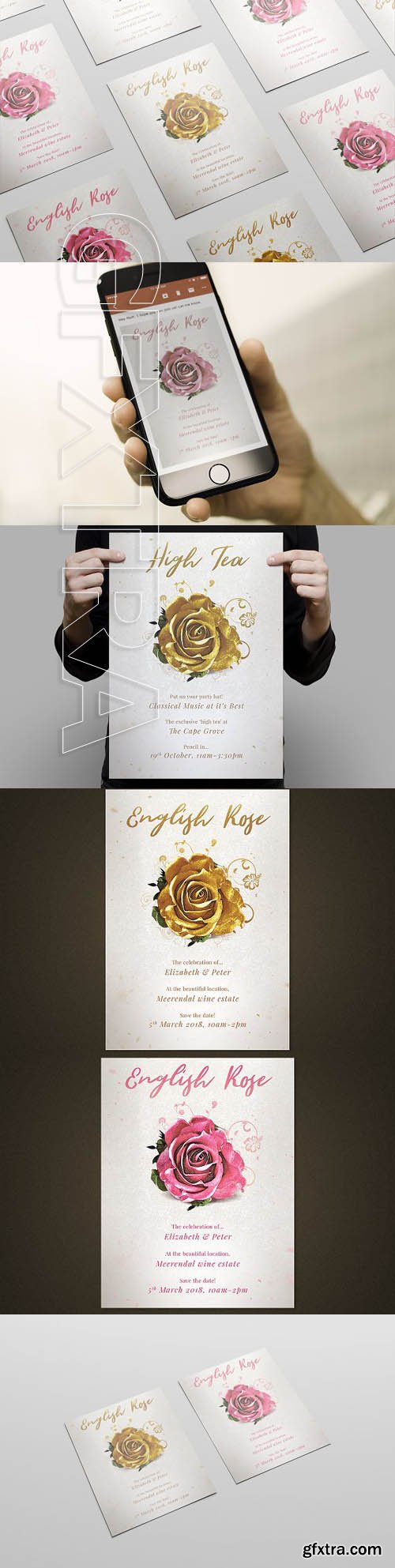 Creativemarket - Creativemarket - English Rose Photoshop Template 1739217