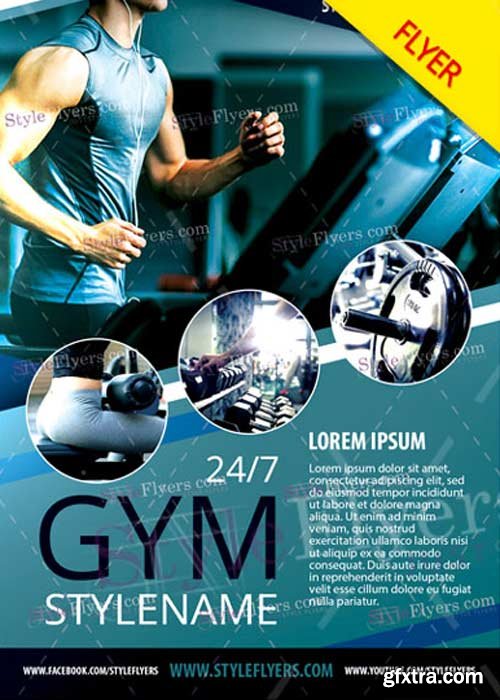 GYM V38 Flyer PSD Template