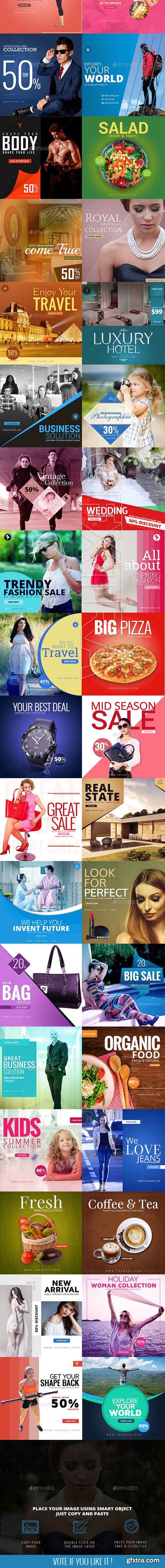 GraphicRiver - 50 Multipurpose Instagram 20460207