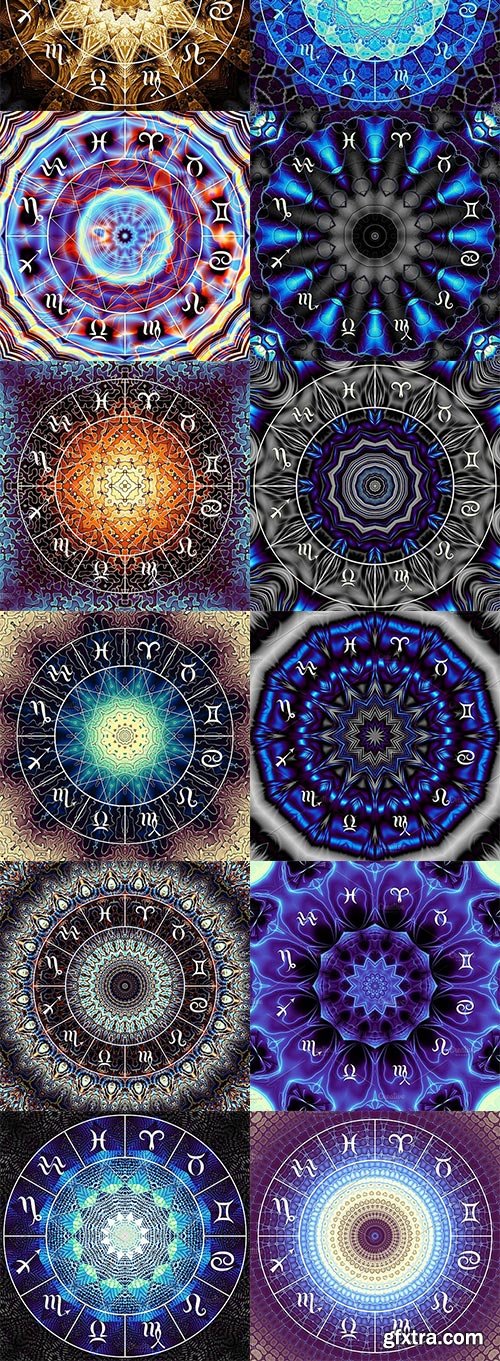 CM - 30 mystic zodiac circles 1663895