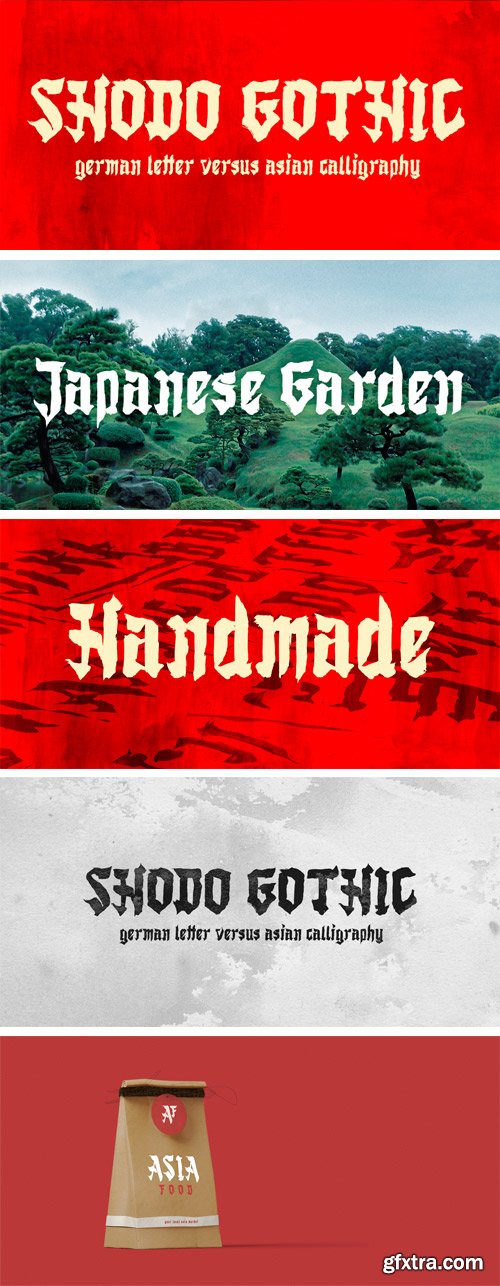 Shodo Gothic Font