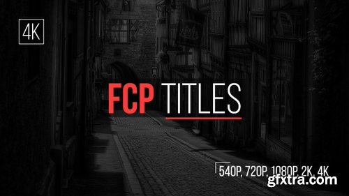 Videohive FCP Titles 15380282