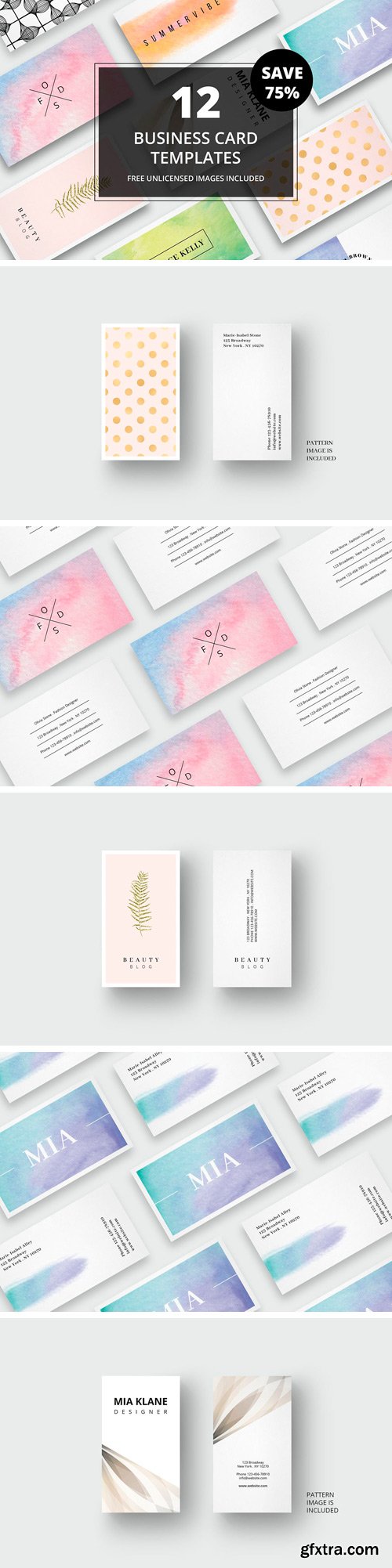 CM - Business Card Bundle + Images No. 2 1706184