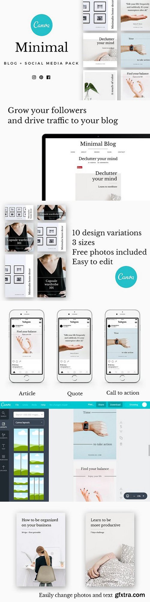 CM - CANVA Minimal Social Media Pack 1663542