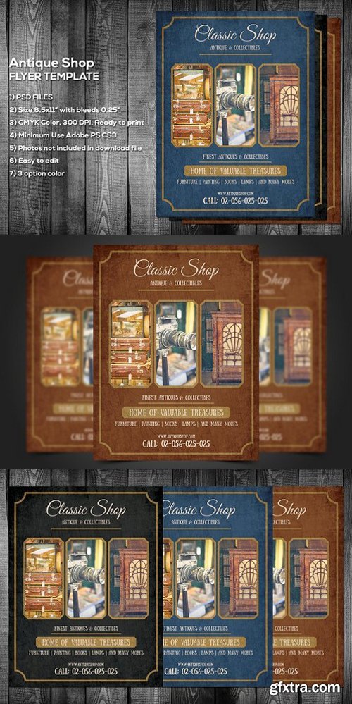 CM - Antique Shop Flyer Template 1102572