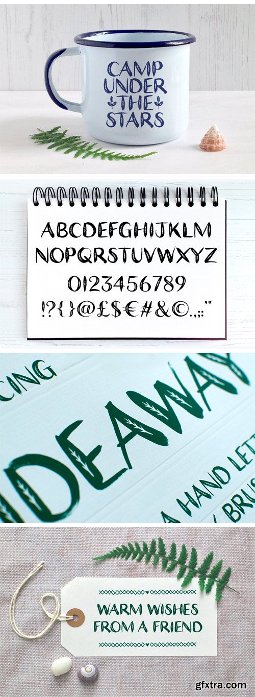 CM - Hideaway Dry Brush Font 1707811