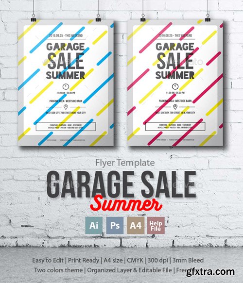 GR - Garage Sale Summer Flyer/Poster 17273506