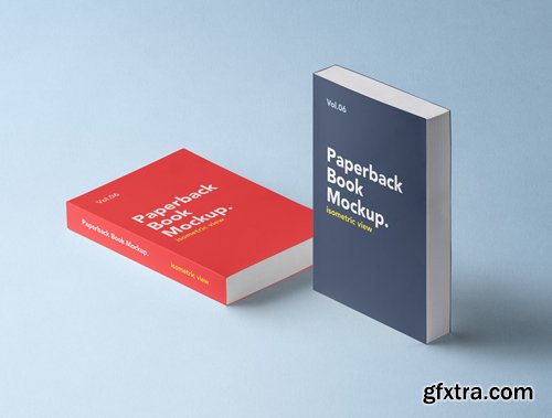 Paperback Psd Book Mockup Vol 6