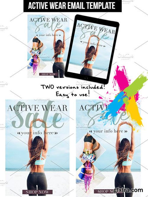 Creativemarket - Active Wear Template 1756018