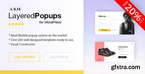 CodeCanyon - Popup Plugin for WordPress - Layered Popups v6.17 - 5978263