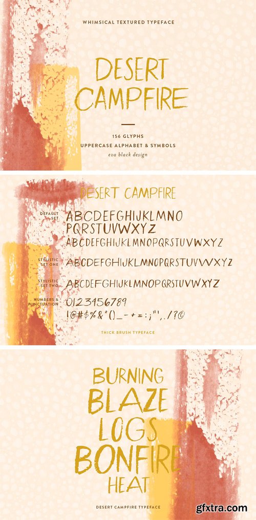 CM - Desert Campfire Font 1722422