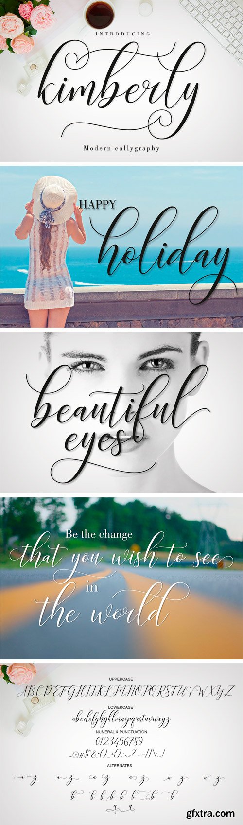 CM - Kimberly Script - Font Duo 1726195