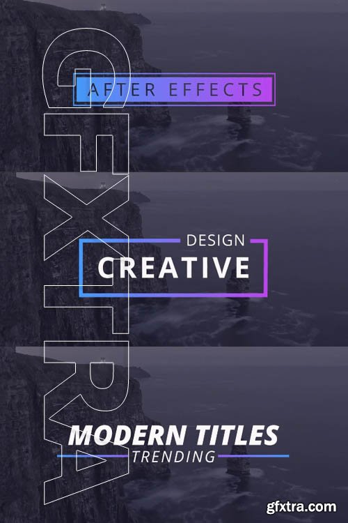 New Minimal Titles - After Effects