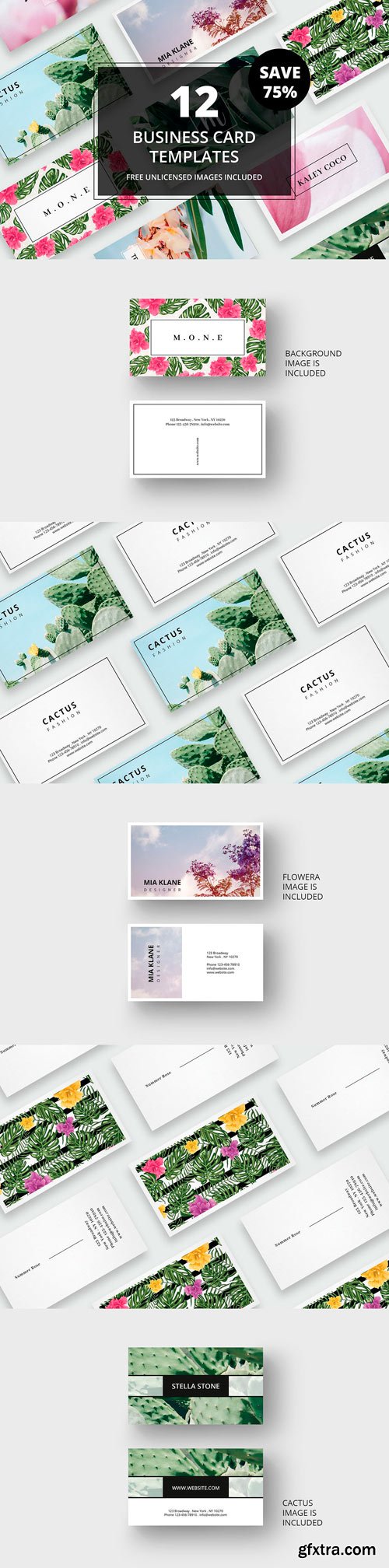 CM - Business Card Bundle + Images No. 01 1706167