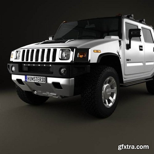 Hummer H2 SUT 2011 3D model