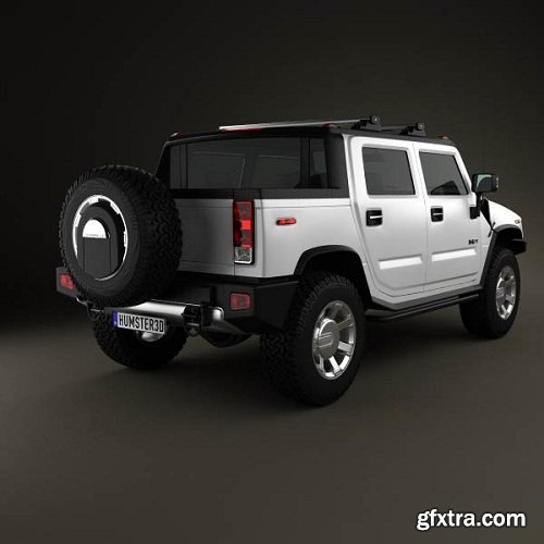 Hummer H2 SUT 2011 3D model