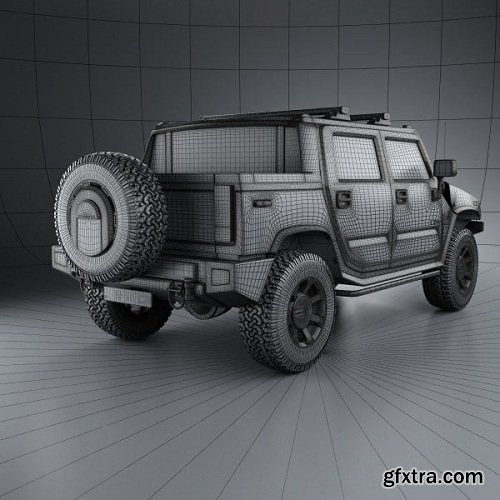 Hummer H2 SUT 2011 3D model