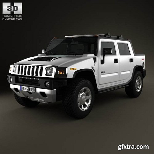 Hummer H2 SUT 2011 3D model