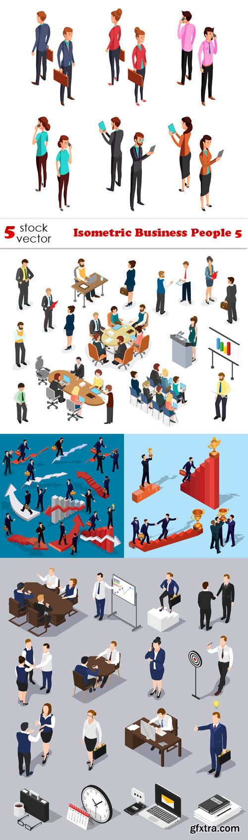 Vectors - Isometric Business People 5