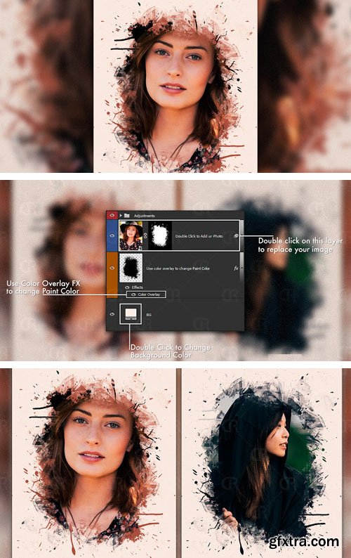 Artistic Photo PSD Template