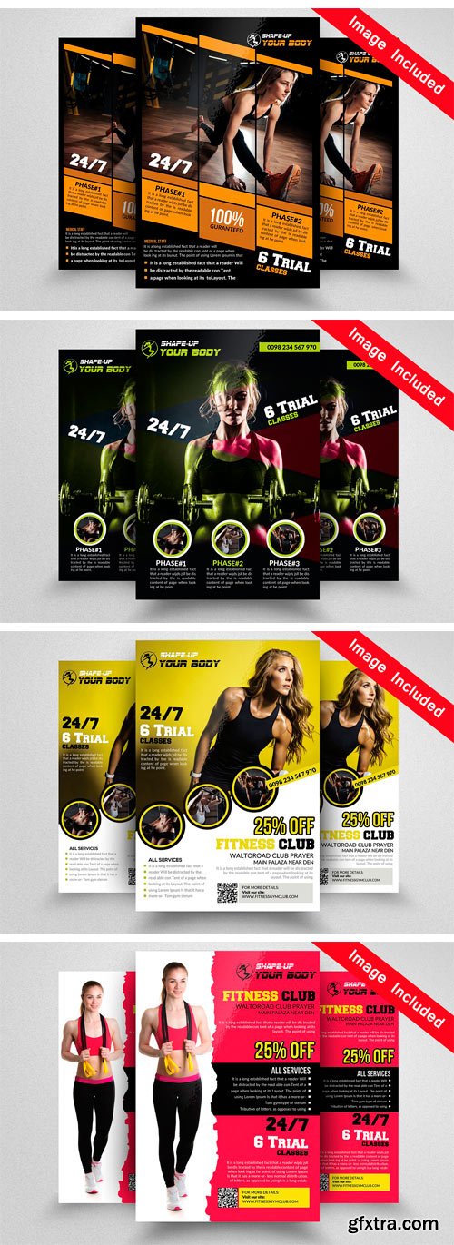 CM - 10 Fitness Flyer Bundle Vol.01 1724953