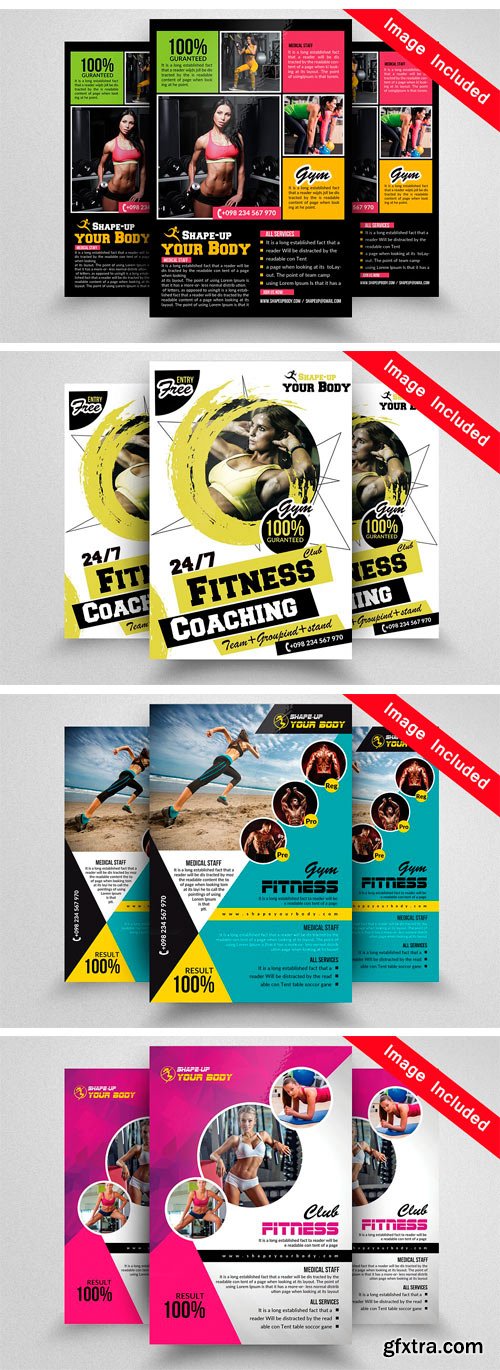 CM - 10 Fitness Flyer Bundle Vol.01 1724953