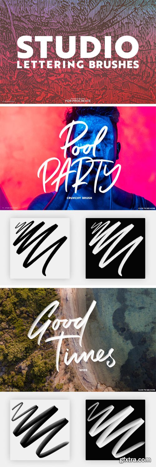 CM - Lettering Brushes for Procreate 1708797