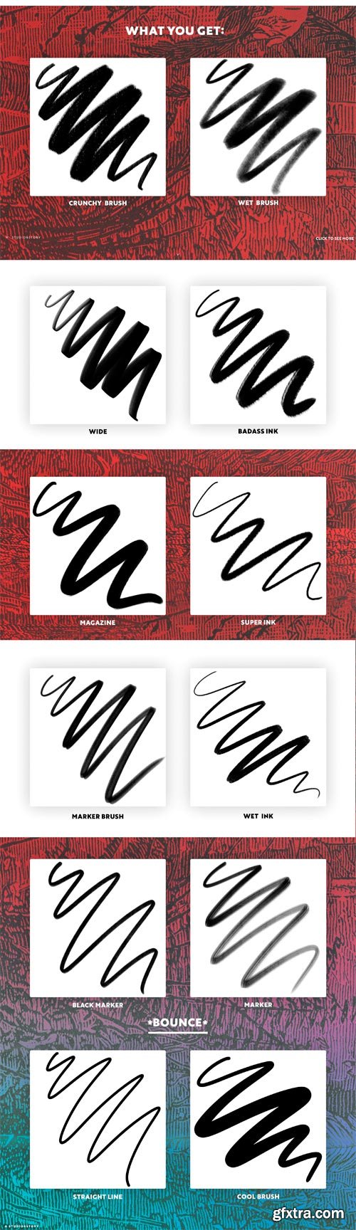 CM - Lettering Brushes for Procreate 1708797