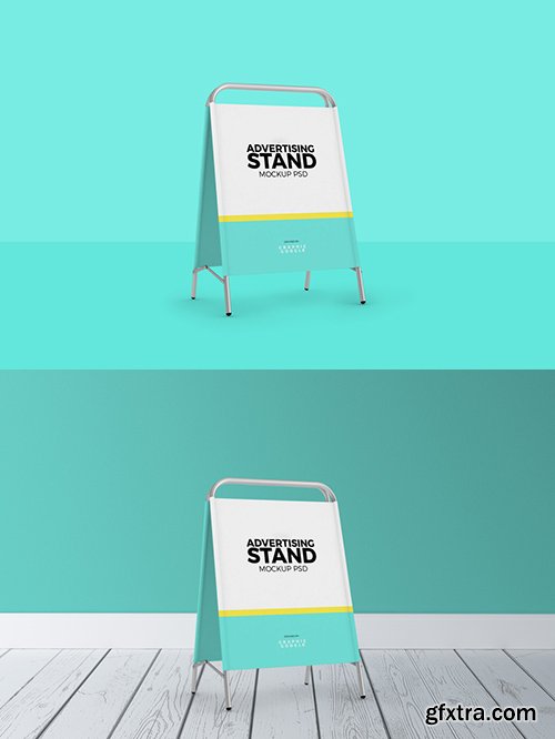 PSD Mock-Up - Advertising Stand