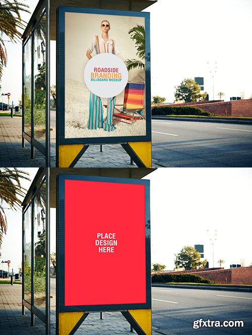 PSD Mock-Up - Roadside Branding Billboard