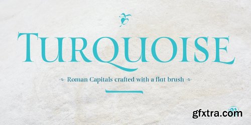 Turquoise Font