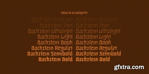 Backstein Font Family - 32 Fonts $999