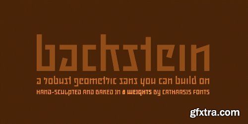 Backstein Font Family - 32 Fonts $999