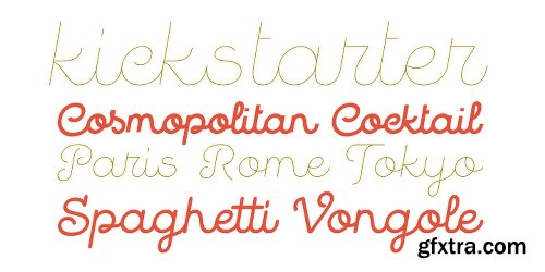 Quaderno Slanted Font Family - 17 Fonts $99