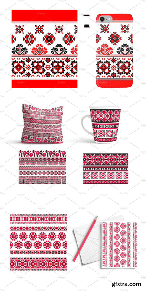 CM - Ukrainian Embroidery: Brushes & Frames 1688224